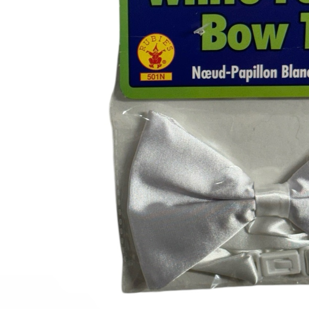 Rubie’s white formal bow tie brand new in packaging never opened or worn tie! - Picture 6 of 6